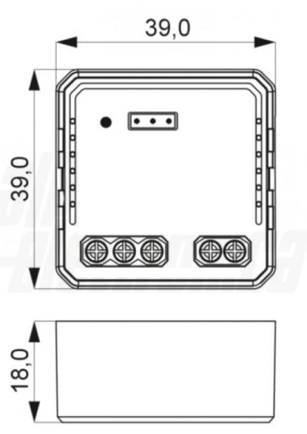 alpha elettronica alpha elettronica modulo rele' configurabile smart 230v wi-fi 23-203-s1/3 - foto 2