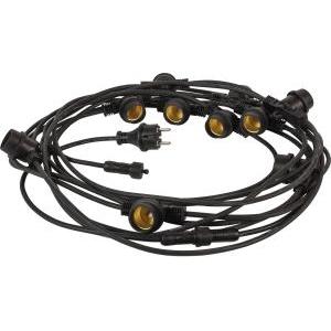 Fanton luminaria 10mt h05rn-f 10 luci e27 prolungabile 62989