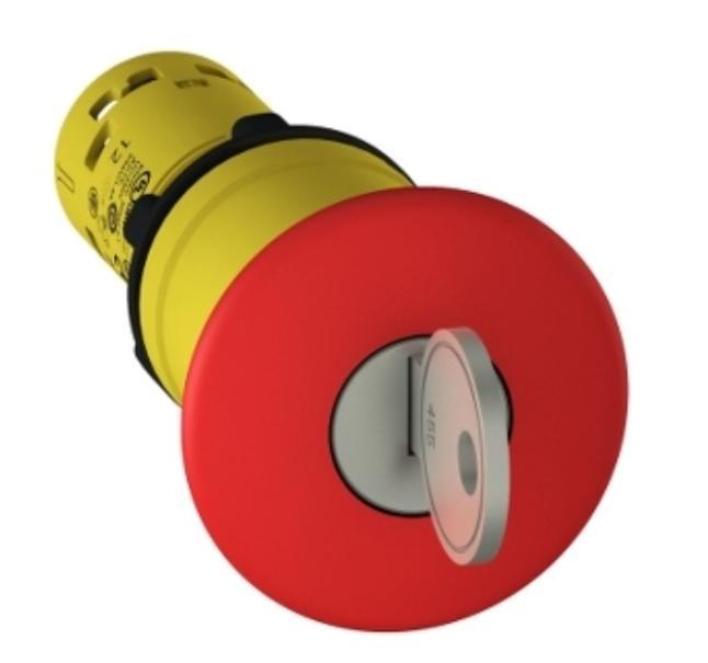 schneider schneider testa pulsante a fungo rosso emergenza a chiave d 22 testa fungod 40 zb4bs944 - foto 1