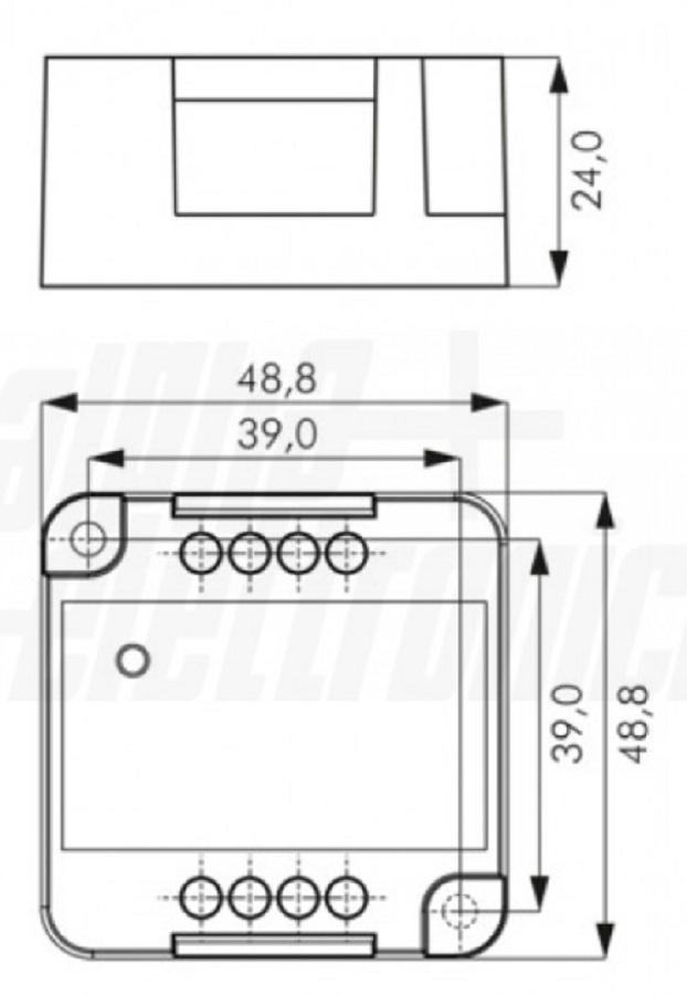 alpha elettronica alpha elettronica amplificatore per strisce led monocolore 12/24v alc020 - foto 3