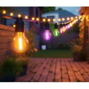 Luminaria fiesta led filo luci nero color 36v 6w e27 220v fstaco-062722