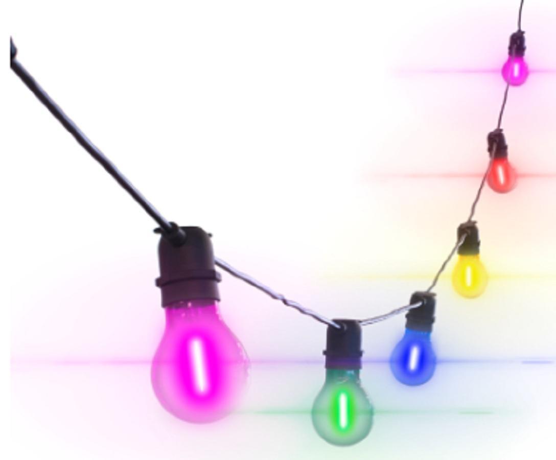 century century luminaria fiesta led filo luci nero color 36v 6w e27 220v fstaco-062722 - foto 2