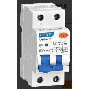 Nxbl40-y/c16-1pn-4,5-a30 interruttore magnetotermico differenziale 1p+n 16 a 30 ma 4,5 ka curva c tipo a 519862