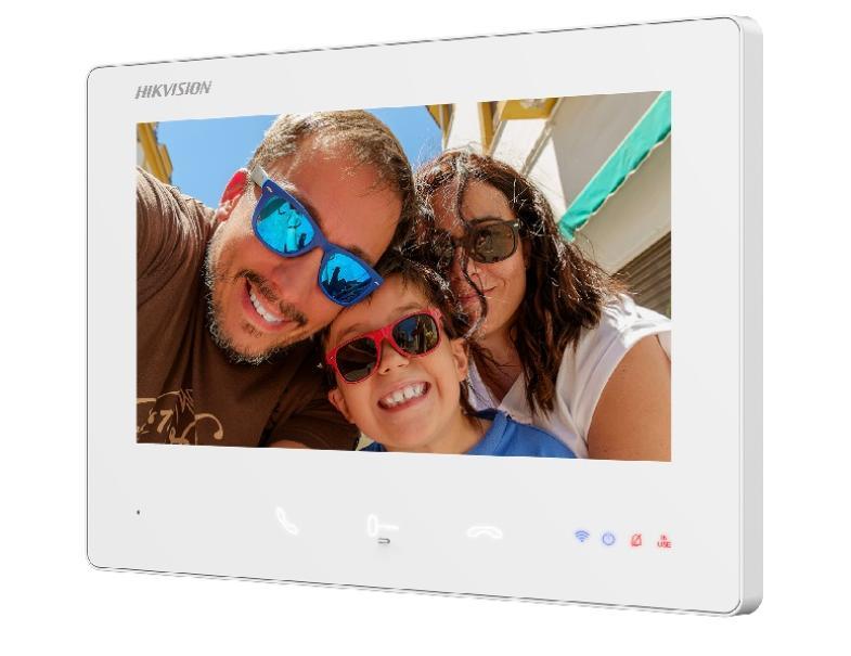 hikvision hikvision monitor videocitofono  ds-kh7300ey-wte2/white posto interno video wifi - foto 2