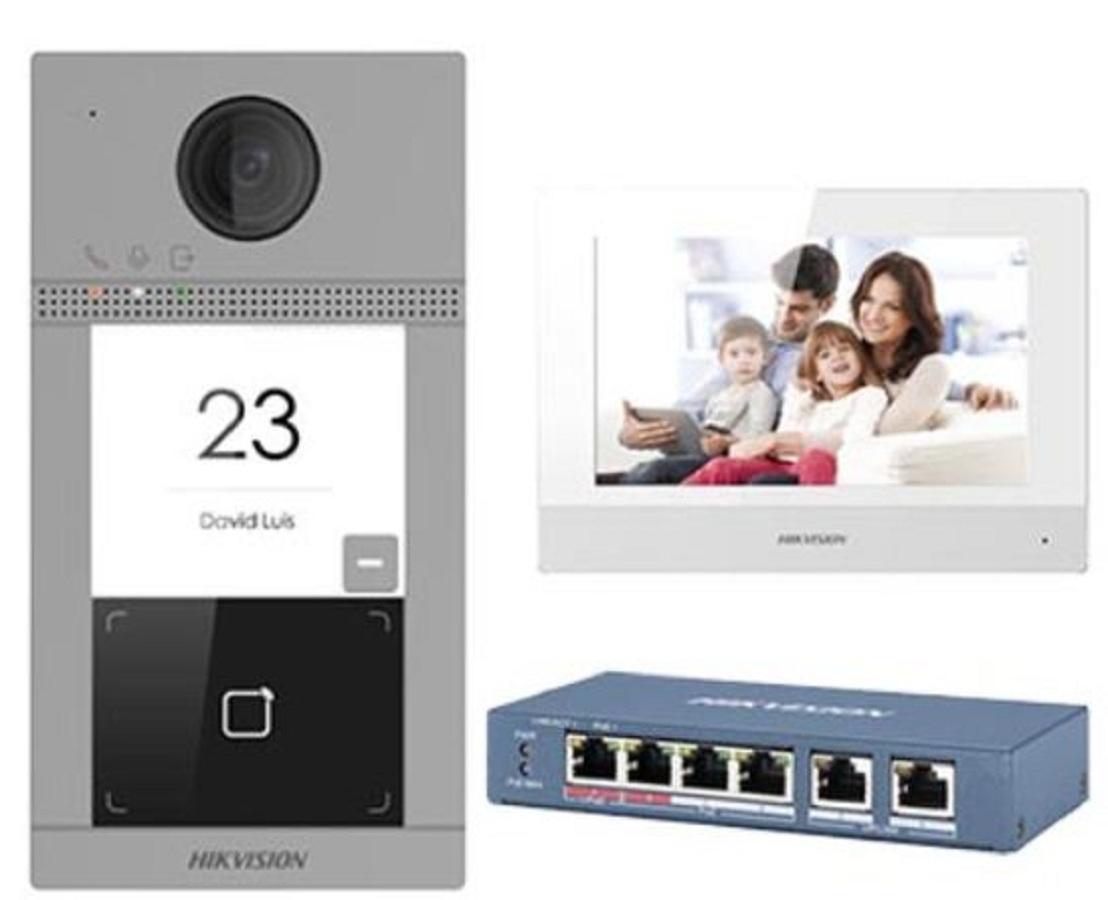 hikvision hikvision ds-kis604-s kit monofamiliare video ip 305305065 - foto 1