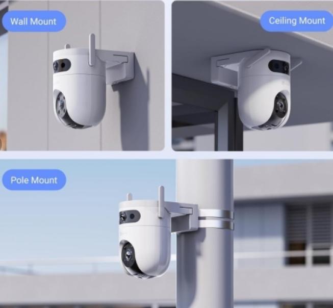 hikvision hikvision h9c 2k telecamera smart doppia ottica 3mp wifi 303103031 - foto 2