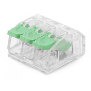 Morsetto rapido 3 poli singolo 4mm  542-63-01