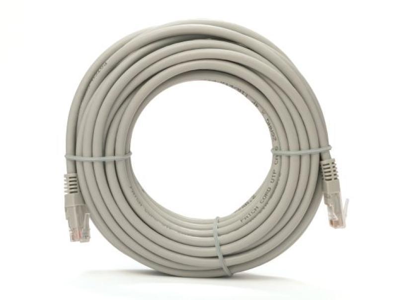 fme fanton cavo patch rete utp cat 6 rj45 10 metri fme 23545 grigio stabile - foto 1