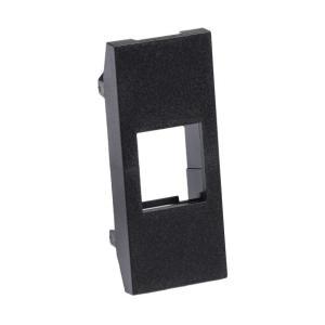 Fanton adattatore keystone linea nera compatibile vimar  23920 black