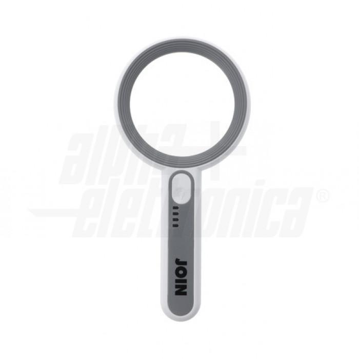 lente dingrandimento portatile alpha elettronica vista frontale illuminazione led impugnatura ergonomica
