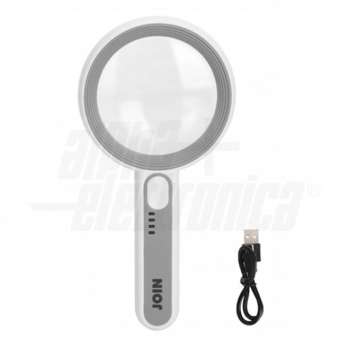 lente dingrandimento alpha elettronica completa di cavetto ricarica usb accessorio incluso confezione
