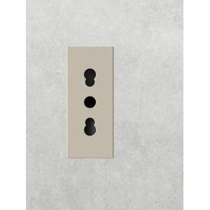 Presa bipasso civile compatibile vimar linea canapa 4bpbp.v30c