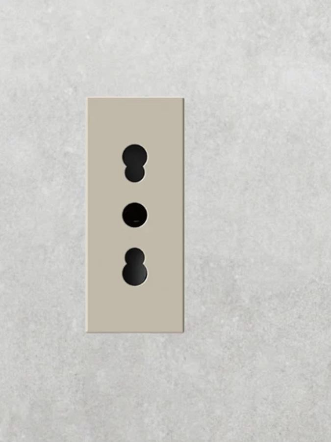 4 box 4 box presa bipasso civile compatibile vimar linea canapa 4bpbp.v30c - foto 1