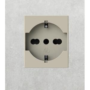 Presa elettrica schuko bipasso compatibile vimar  4bpp40.v30c canapa