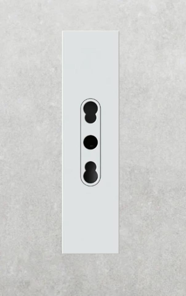 4 box 4 box presa bipasso universale compatibile bticino living now 4bpbp.kw bianca per installazione civile - foto 1