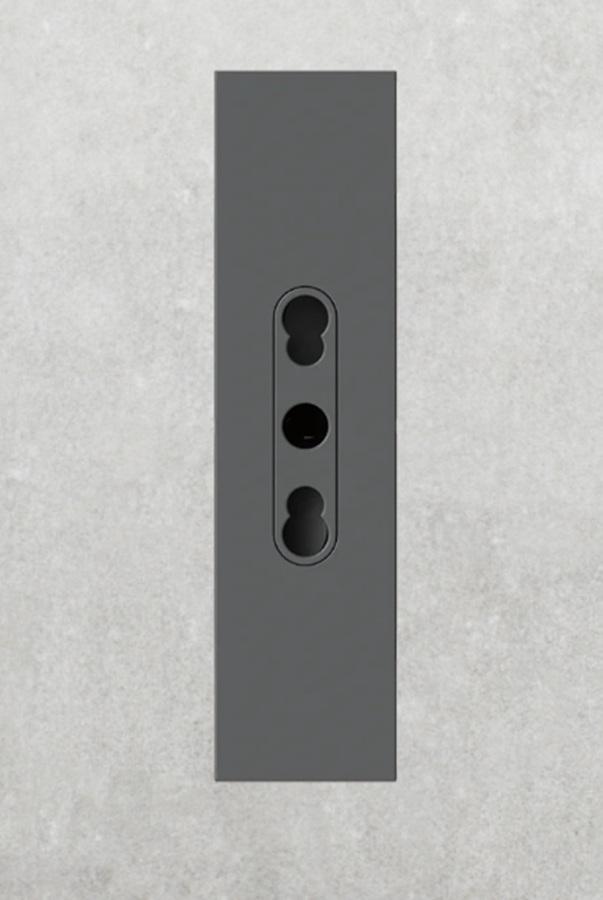4 box 4 box presa bipasso compatibile bticino living now nera 4box 4bpbp.kg - foto 1