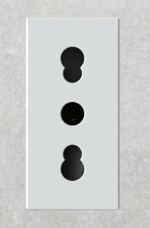 4 box presa elettrica bipasso compatibile matix go bianca 4 box 4bpbp.jw - foto 1