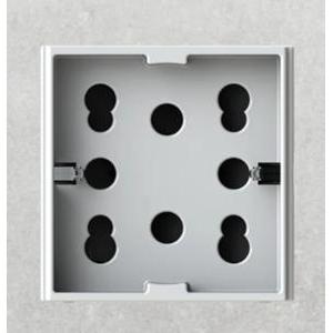 4box presa elettrica laterale compatibile matix go serie civile  4bph21.jw bianca