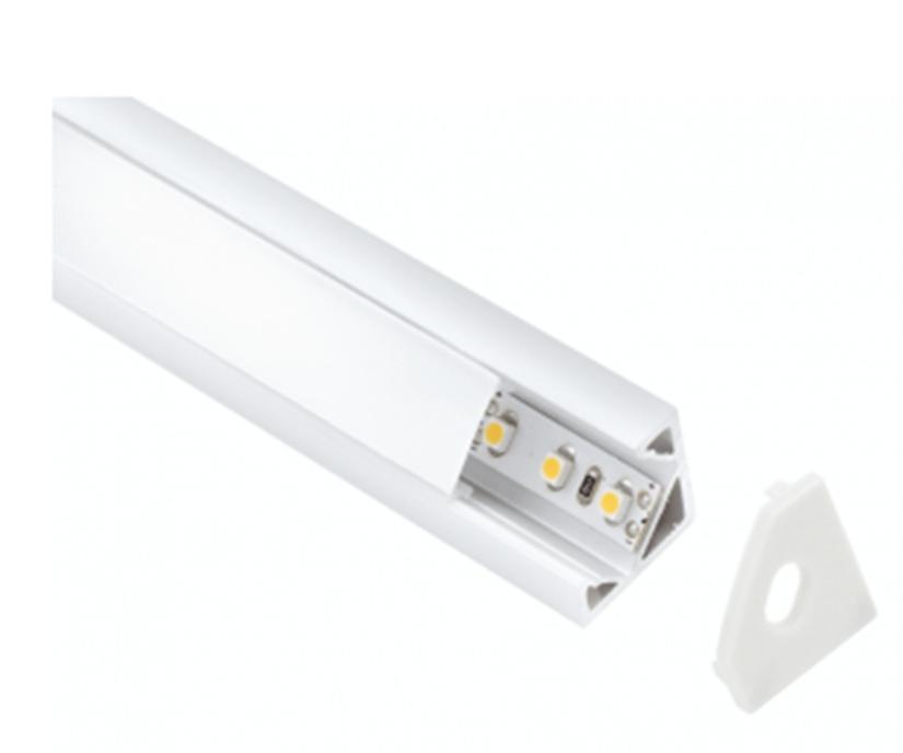 lampo lampo kit profilo angolare alluminio  l. 2mt prkitang - foto 1