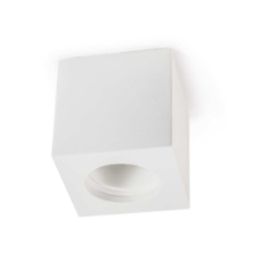 lampo lampo faretto quadrato superficie gesso gu10 230v lampo dikcgsqsup illuminazione - foto 1