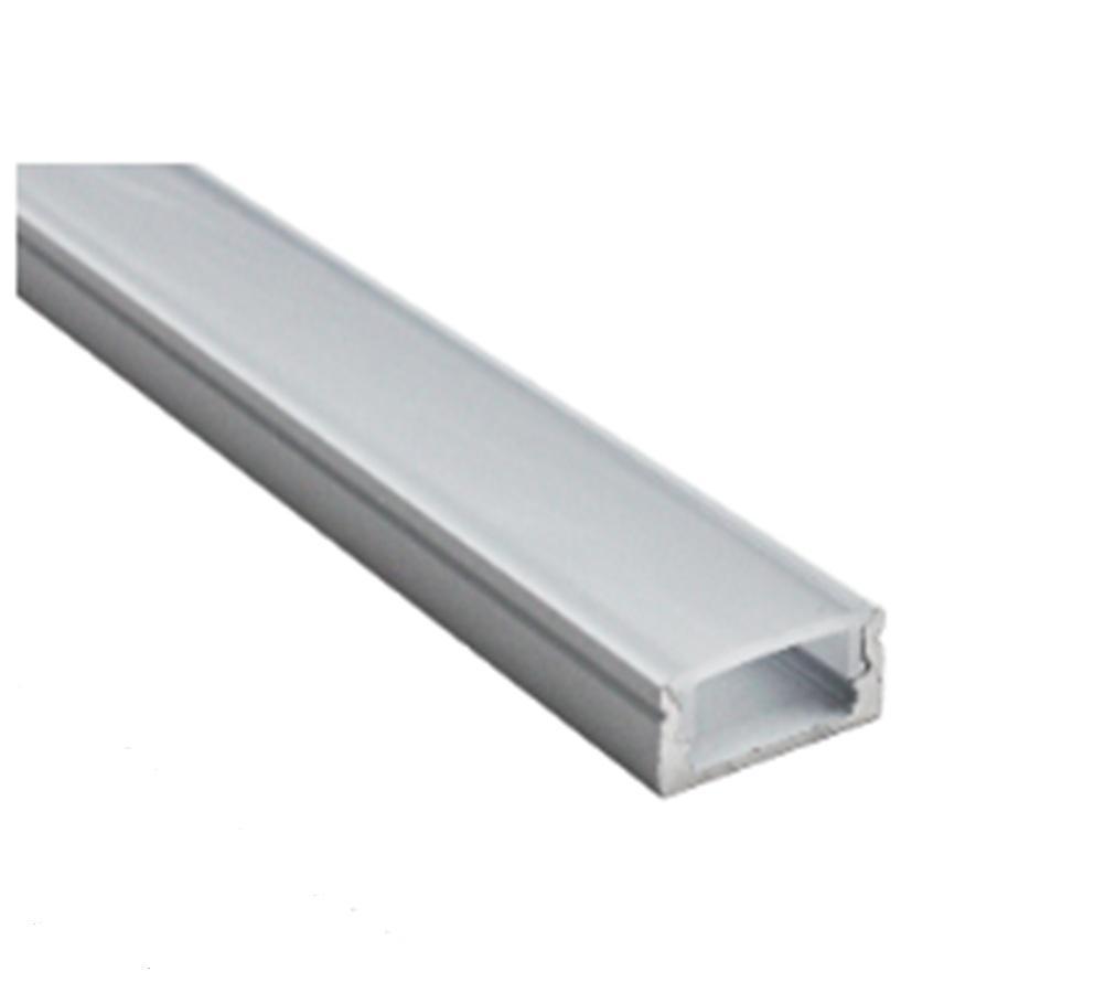 lampo lampo kit profilo alluminio superficie 2mt diffusore opaco prkitsup - foto 1