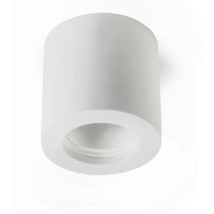 Faretto in gesso superficie tondo attacco gu10  dikcgrdsup per interno