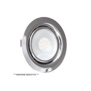 Faretto led incasso mensola luce bianca 12v 1.8w  f12led/bi/bc