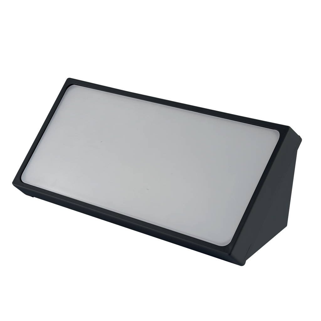 lampo lampo plafoniera led angolare 24w nero tricolor lampo ecor270nemc moderna - foto 1