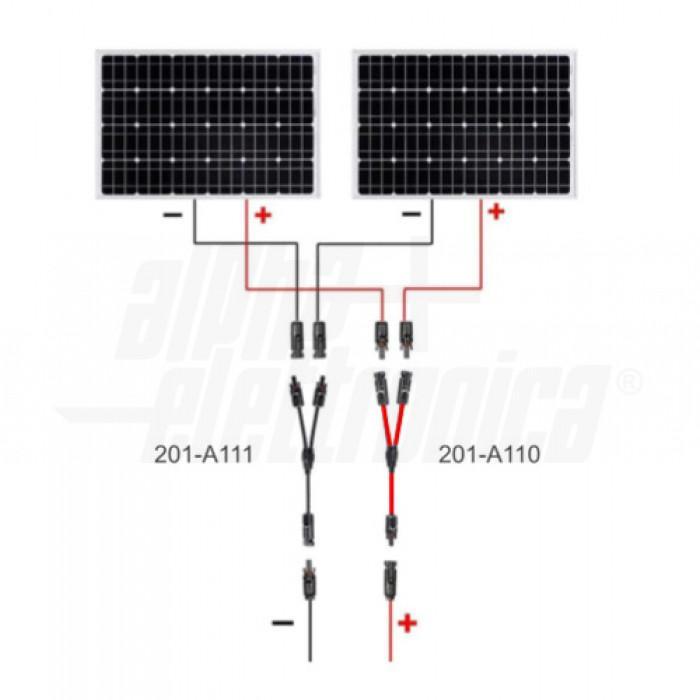 alpha elettronica alpha elettronica giunto y fotovoltaico 2 femmine 1 maschio alpha elettronica 201a111 - foto 4