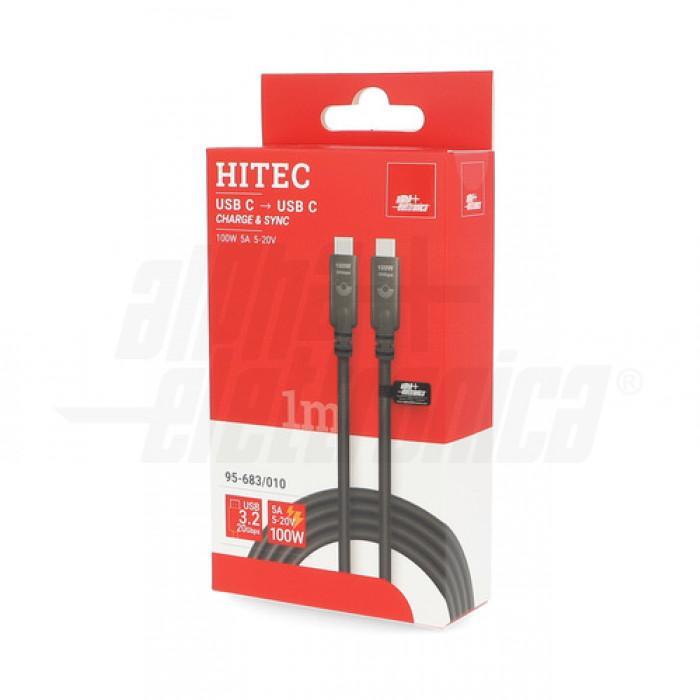 alpha elettronica alpha elettronica cavo usb 3.2 gen2x2 usb c a usb c 1m alpha elettronica 95-683/010 - foto 5