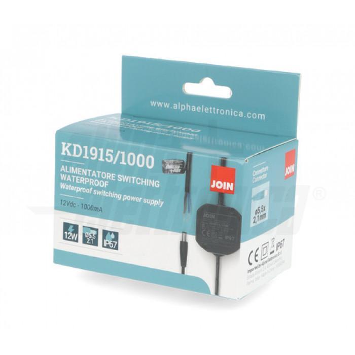 alpha elettronica alpha elettronica alimentatore switching stagno ip67 12 watt 12 volt 1 ampere kd1915/1000 - foto 5