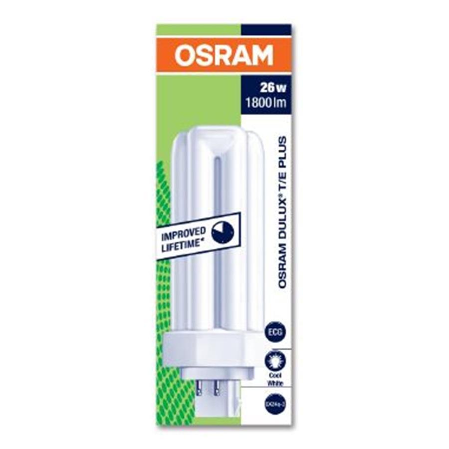 osram osram lampada delux dulux t/e 26w/840 plus gx24q fs1 dte26840 - foto 2