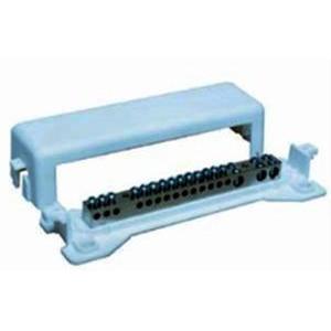 Piastra equipotenziale 12x12mm barra in ottone 02309