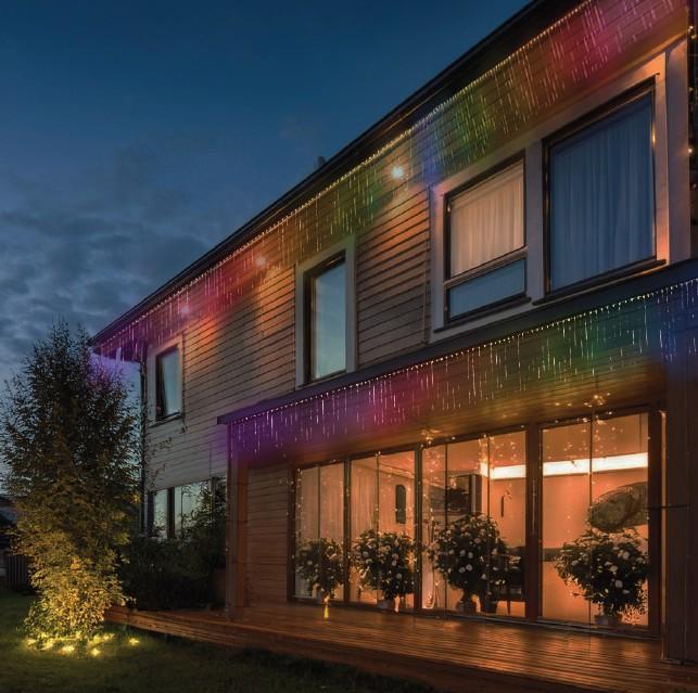 giocoplast giocoplast tenda 400 led l4xh1mt con telecomando trasparente 14125026 - foto 1