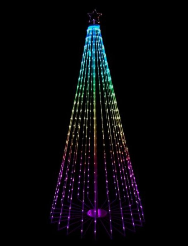 giocoplast giocoplast luci di natale albero app-i light fantasy smart 240cm 286led ip44 14125033 - foto 1