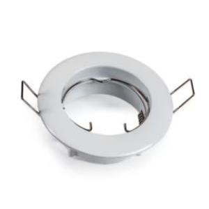 Faretto fisso d50 230v cromo senza lampada dikf230/cr/sl