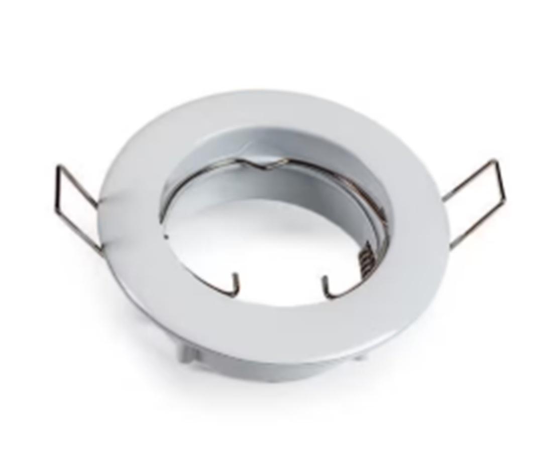 lampo lampo faretto fisso d50 230v cromo senza lampada dikf230/cr/sl - foto 1