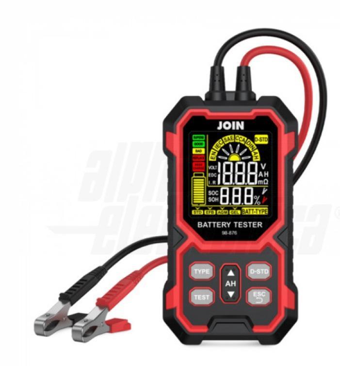alpha elettronica alpha elettronica tester per batterie al piombo 12v-24v 98-876 - foto 1