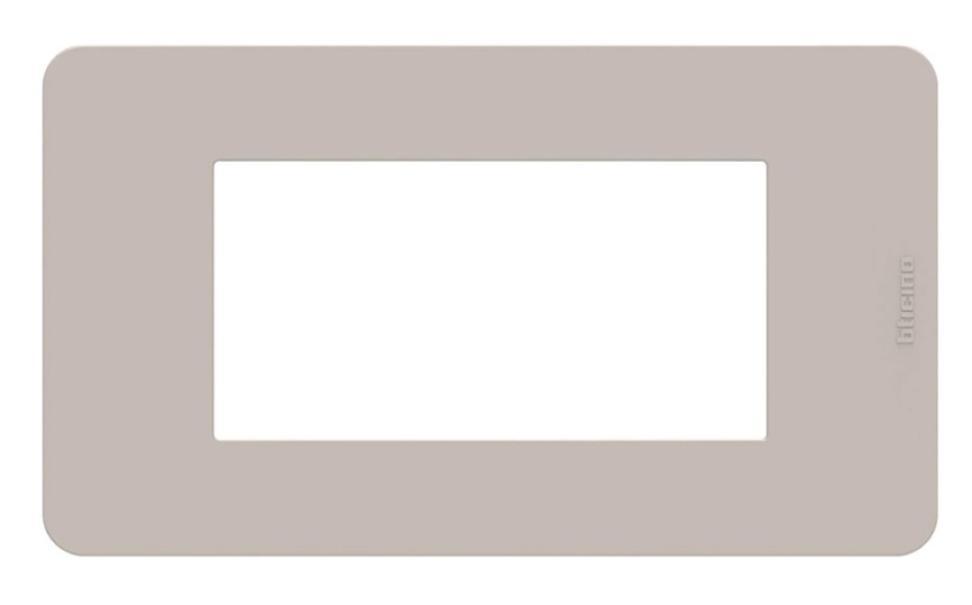 bticino bticino matixgo placca 4 posti finitura sand ja4804ts - foto 1