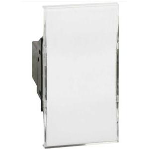 Living now - pulsante 1p no 250v 3a + portanome k4040n