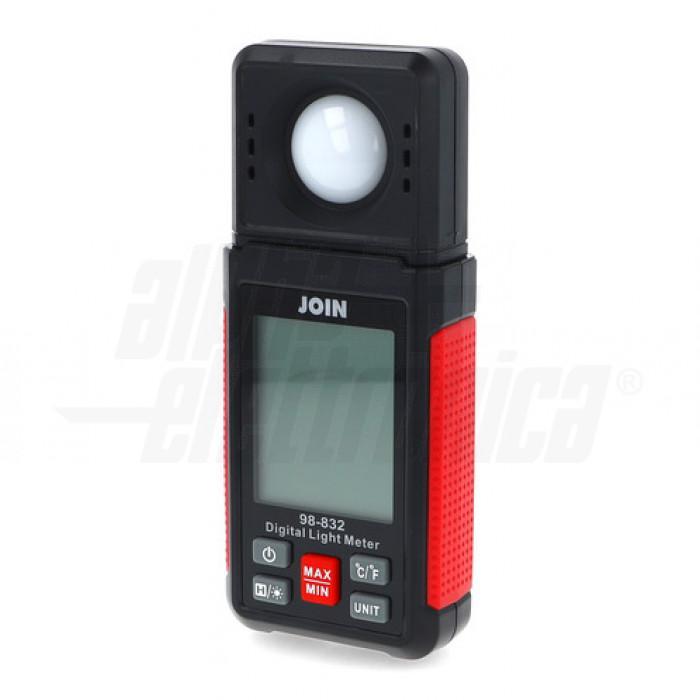 alpha elettronica alpha elettronica luxmetro digitale con misuratore di temp/umidita' 98-832 - foto 2