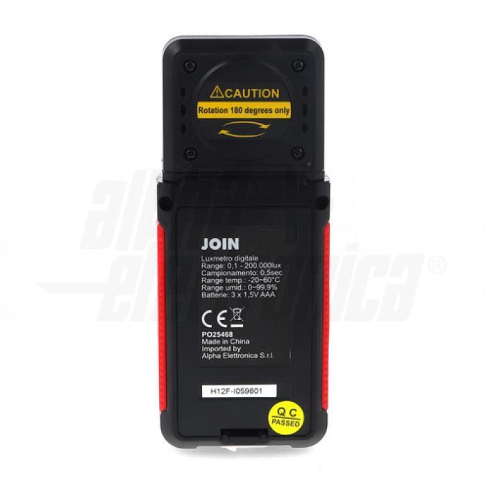 alpha elettronica alpha elettronica luxmetro digitale con misuratore di temp/umidita' 98-832 - foto 3