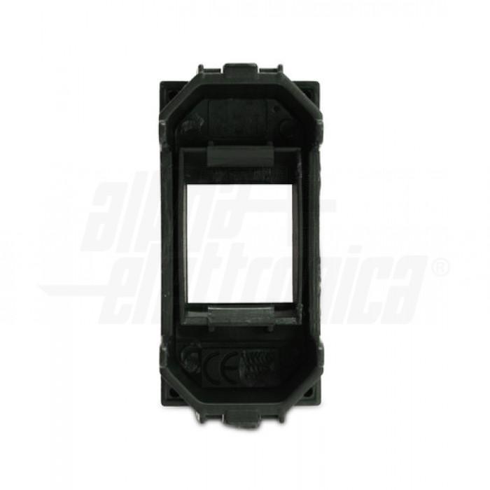 alpha elettronica alpha elettronica adattatore keystone compatibile bticino living nero 96-500-07 - foto 2