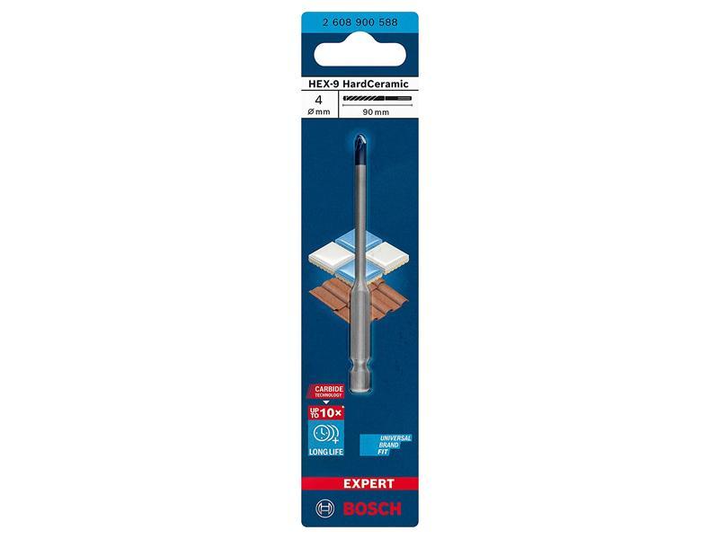 bosch bosch punta trapano ceramica hex 9 per forare piastrelle bosch 2608900588 - foto 2