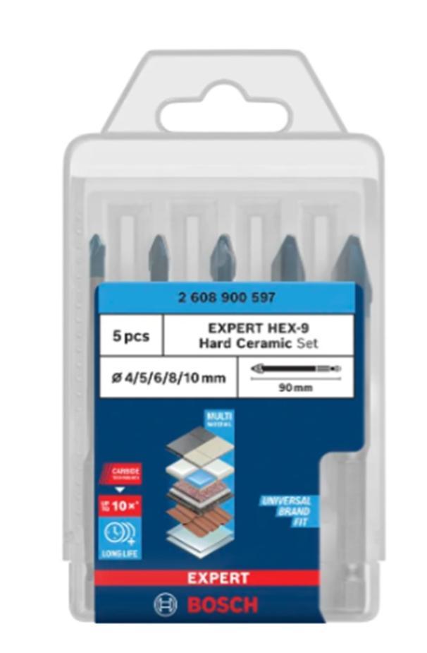 bosch bosh set punte ceramica hex 9 hardceramic bosch 2608900595 tripla misura 2608900595 - foto 2