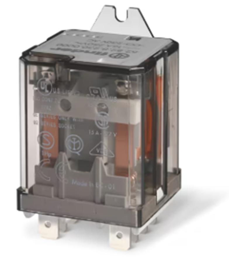 finder finder relè di potenza 2 contatti 16a faston 230vac  628282300009 utilizzo industriale - foto 1