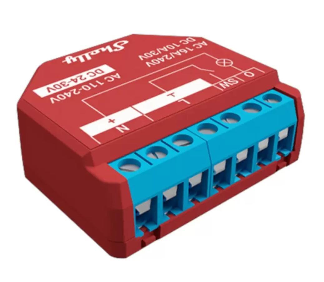 shelly smart shelly smart relè smart wifi bluetooth 16a monitoraggio energia sh-plus1pm controllo ac dc - foto 1