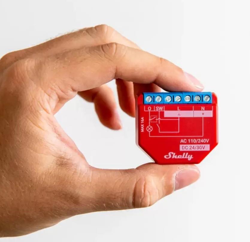 shelly smart shelly smart relè smart wifi bluetooth 16a monitoraggio energia sh-plus1pm controllo ac dc - foto 2