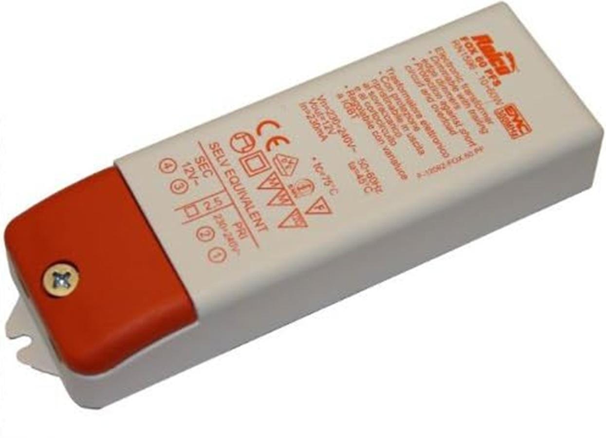relco relco trasformatore elettronico 12v 60w relco foxs60pf per illuminazione foxs60pf - foto 1