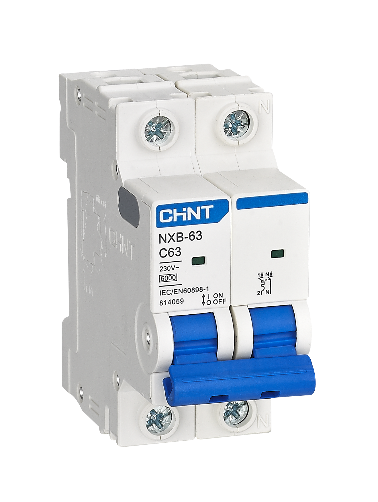 chint chint interruttore magnetotermico 1p n 32a 4.5ka chint 296752 protezione impianti - foto 1